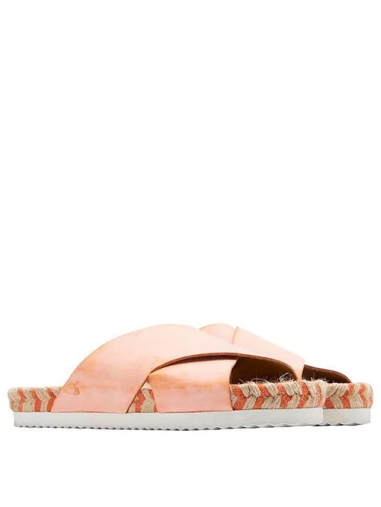Joules Shoreside Cross-Over Slider Flat Womens Sandal