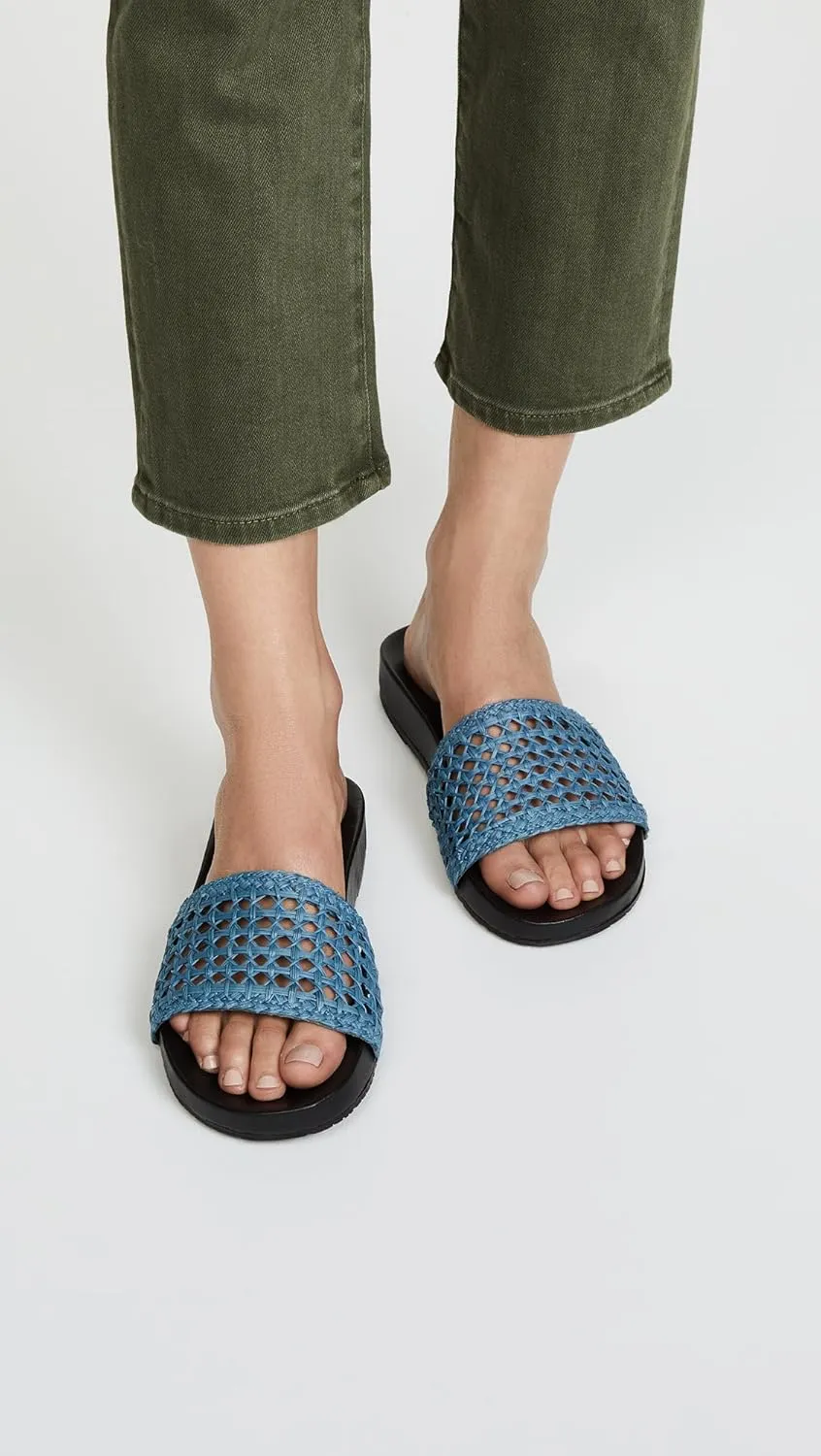 KAANAS Women's Akumal Woven Pool Slide Sandal