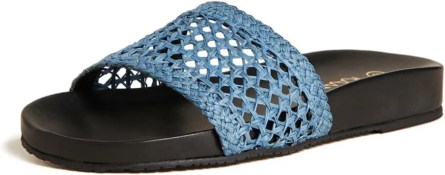 KAANAS Women's Akumal Woven Pool Slide Sandal