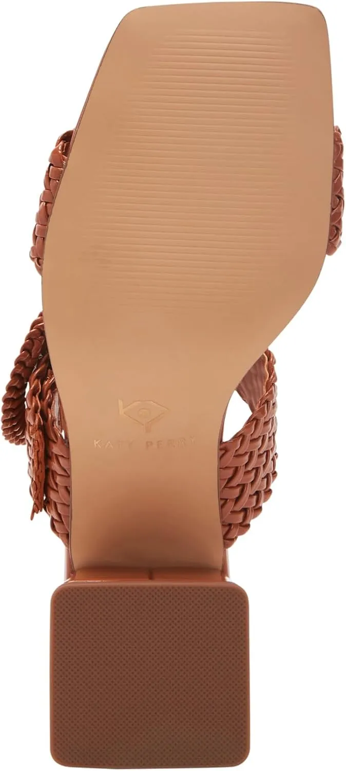 Katy Perry Women's GEMM Woven Block Heel Sandal Slide