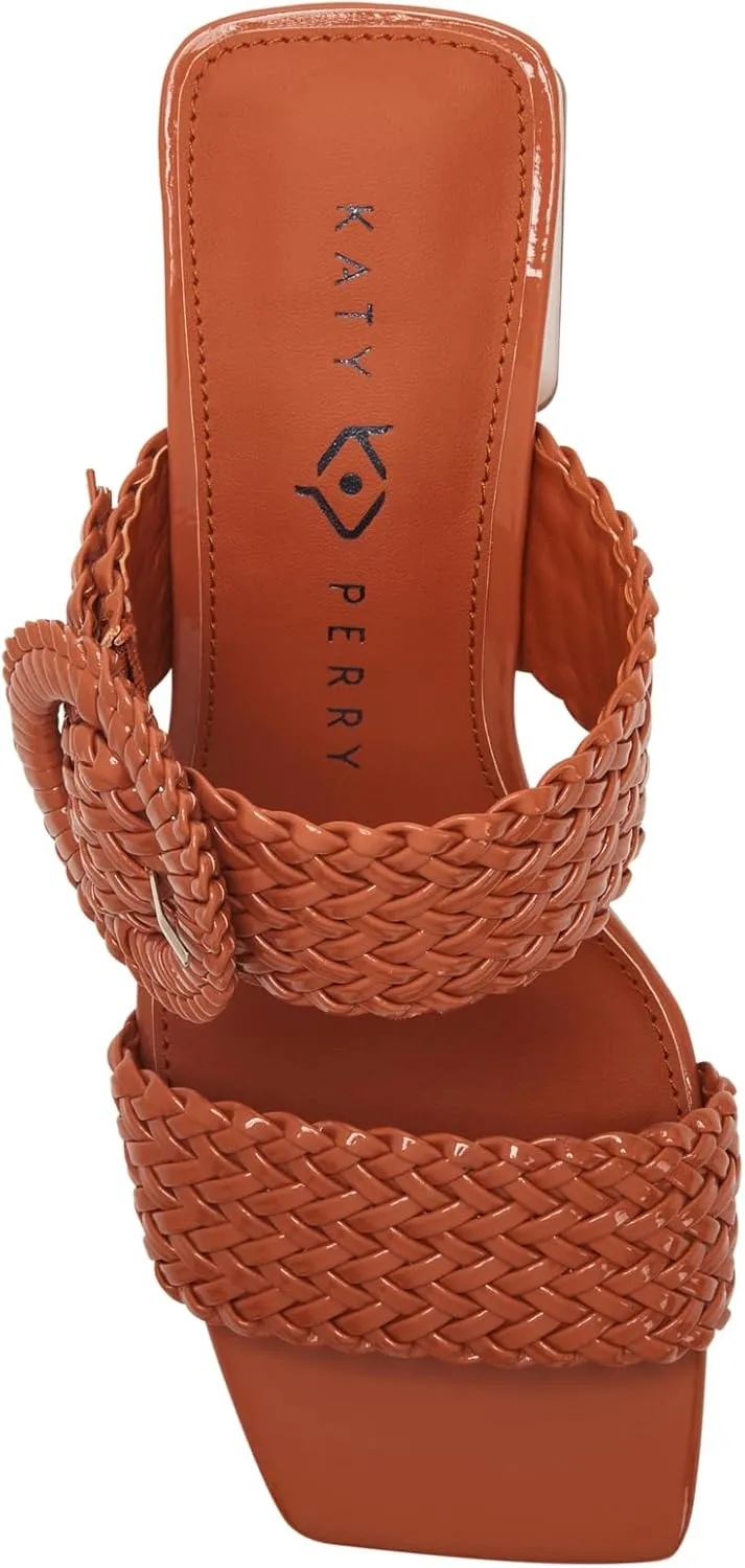 Katy Perry Women's GEMM Woven Block Heel Sandal Slide