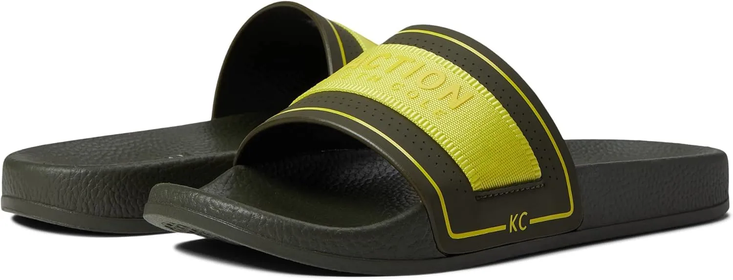 Kenneth Cole Men's Screen Mix Logo Slide Sandal