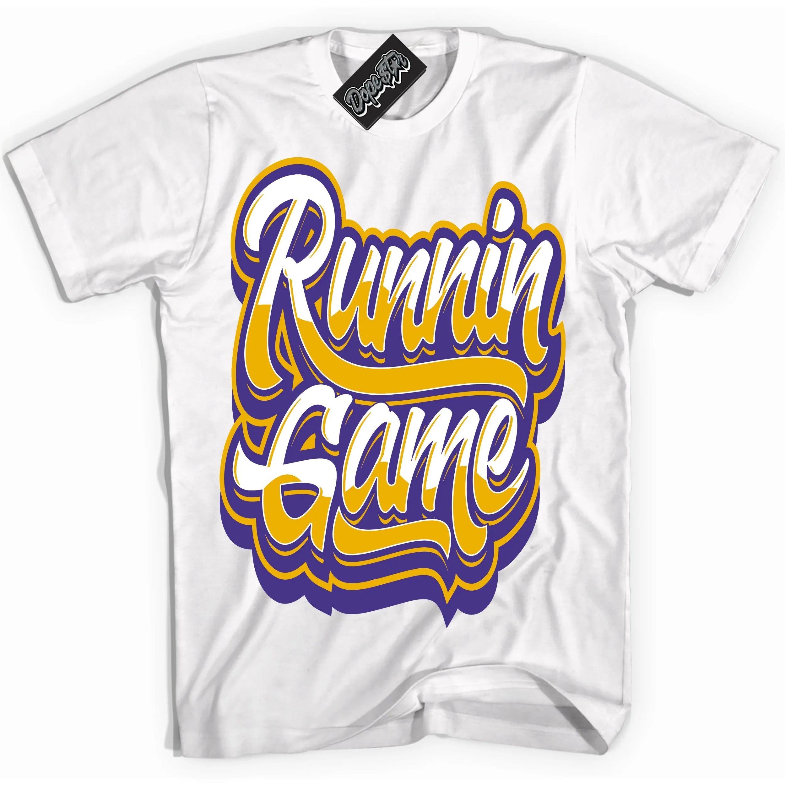 Kobe 8 Protro Lakers Home Sneaker Shirt Running Game Graphic
