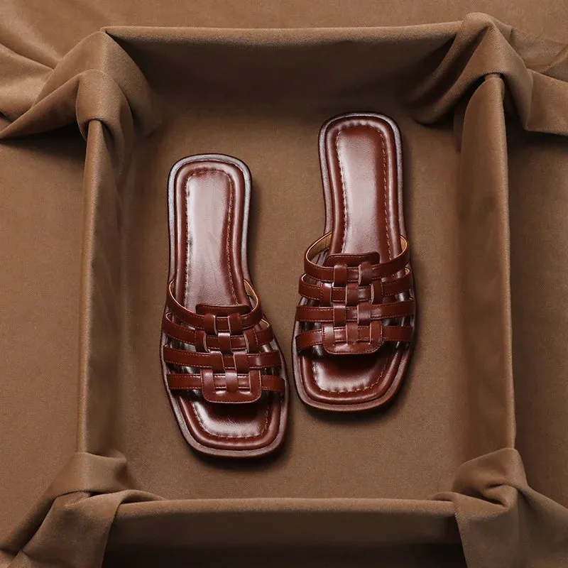 Kyra Leather Flats