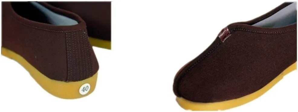 Lazutom Men Buddhist Monk Shoes Martial Arts Shoes Kung Fu Sneaker