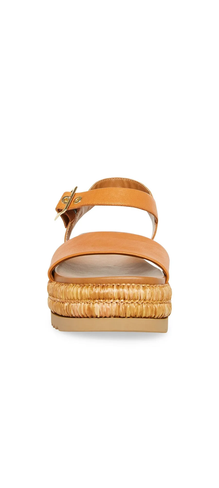 Leather Strap Huge savings Sandals Wedge Buy-more-save-more Platform Madden Ankle Malden Cognac Fashion Steve