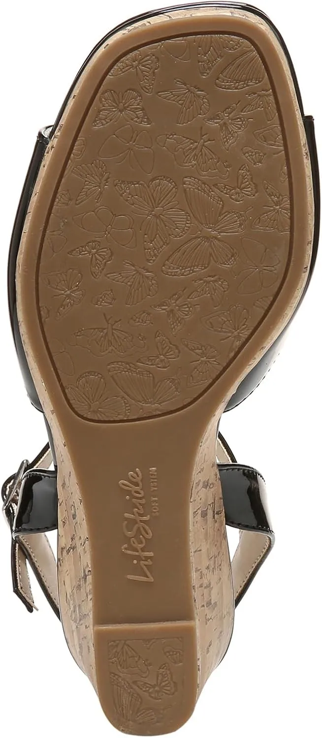 Lifestride Women's Island Time Strappy Wedge Sandal