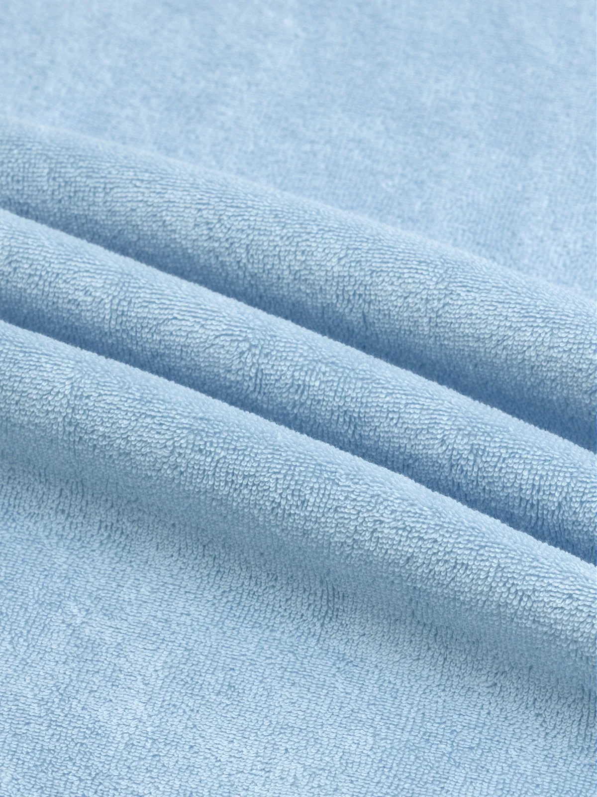 Light Blue Terry Towelling T-Shirt