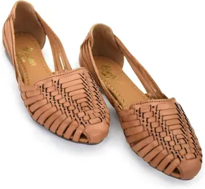 Macarena Collection Womens Shoes Leather Sandals for Women | Huarache Handmade Mexican Sandals | Comfortable & Stylish Womens Sandals 2167