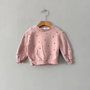 Miles the label / Pink x sneaker sweatshirt / 18M