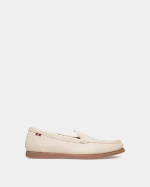 Nelson Loafer In Bone Deer Leather