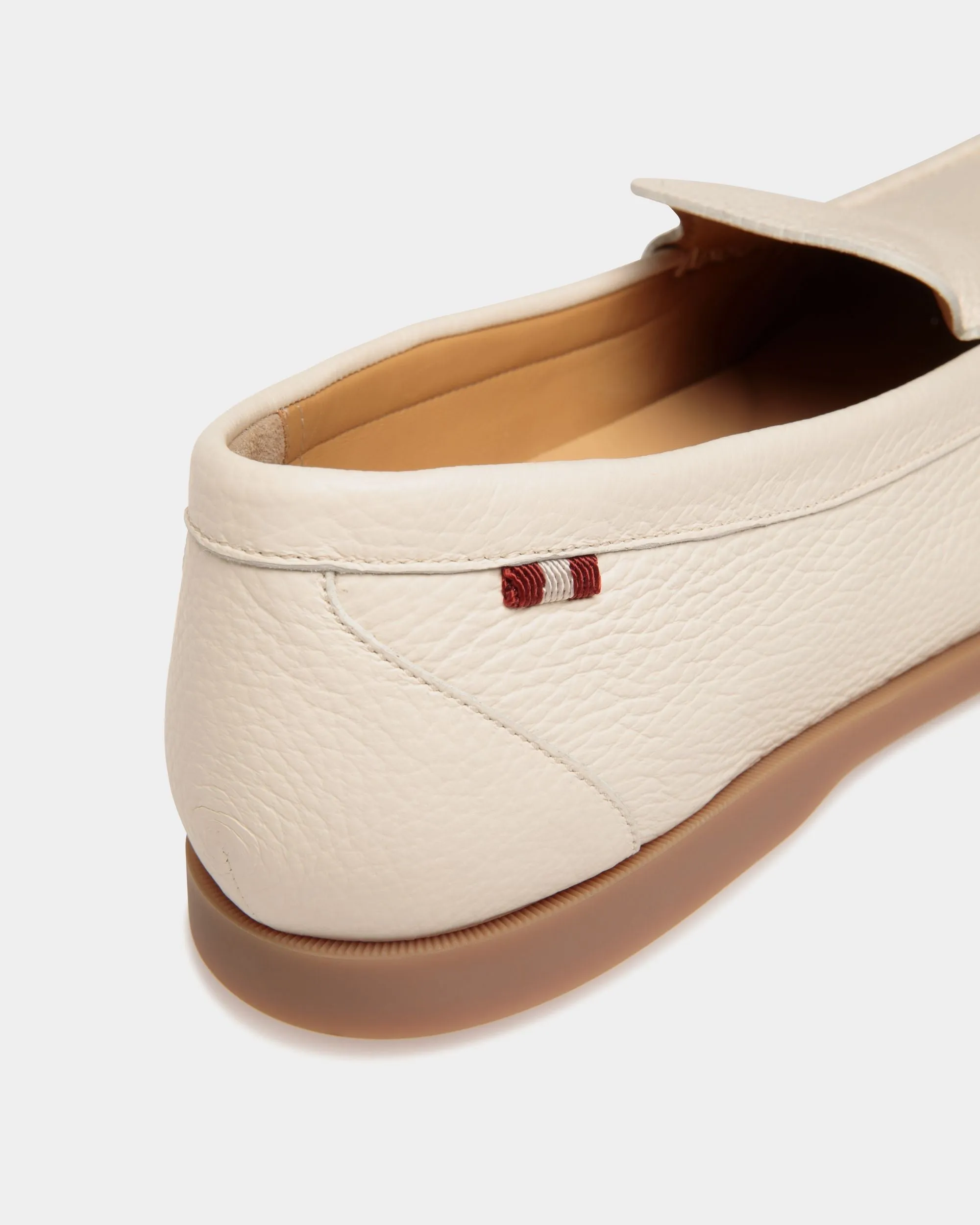 Nelson Loafer In Bone Deer Leather