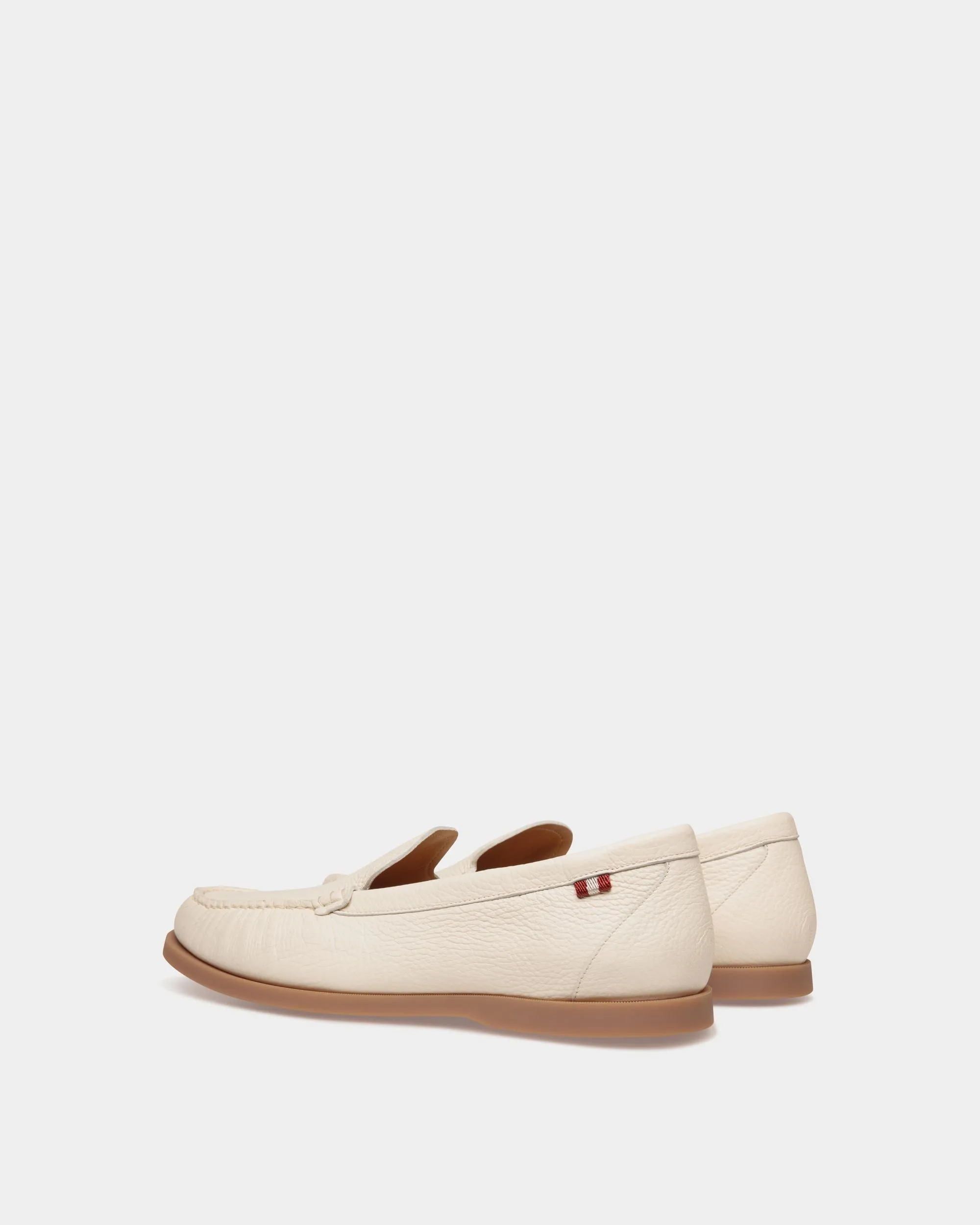 Nelson Loafer In Bone Deer Leather