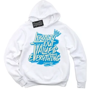 Next Nature Light Khaki Star Blue Dunk Sneaker Hoodie Loyalty Out Values Everything Graphic