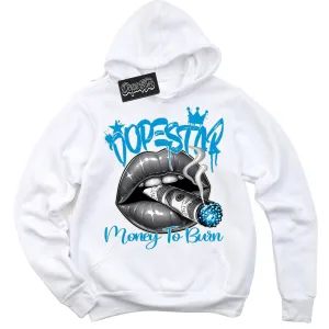 Next Nature Light Khaki Star Blue Dunk Sneaker Hoodie Money To Burn Graphic