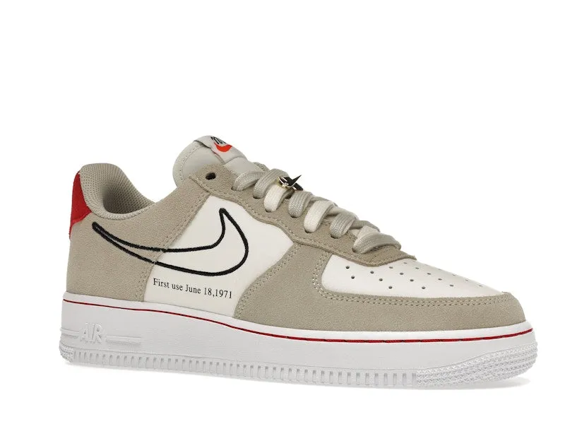 Nike Air Force 1 Low First Use Light Sail Red