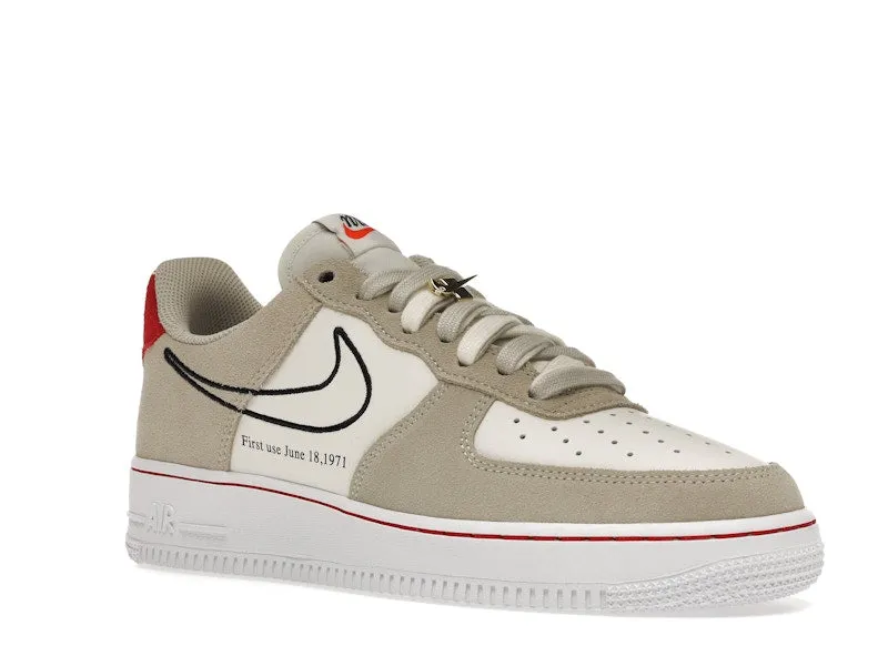 Nike Air Force 1 Low First Use Light Sail Red