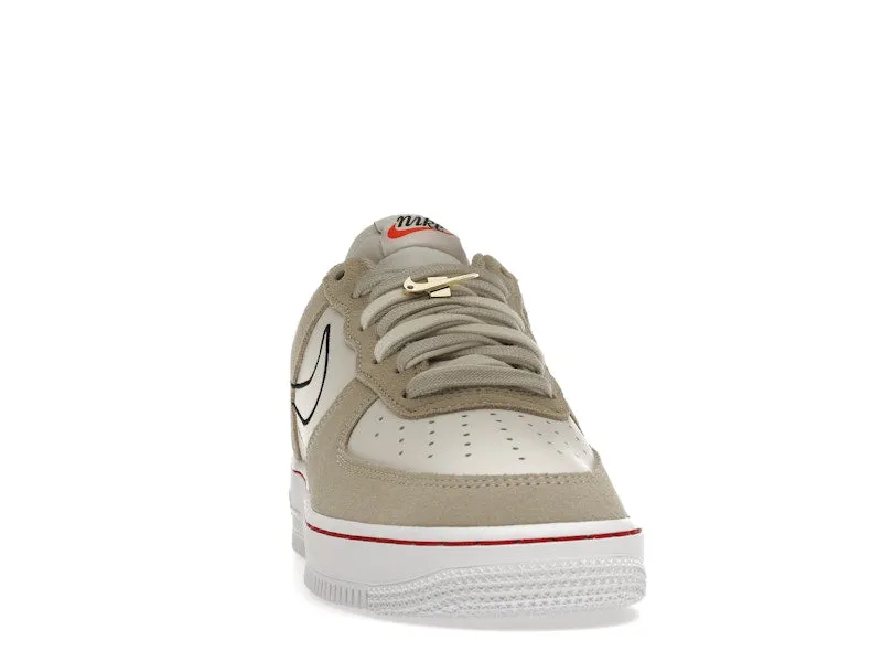 Nike Air Force 1 Low First Use Light Sail Red