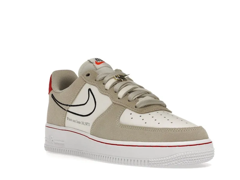 Nike Air Force 1 Low First Use Light Sail Red