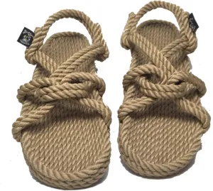 Nomadic State of Mind Rope Sandals, Mountain Momma Sandals For Men and Women, Unisex, Handmade Shoes, Straw Sandals
