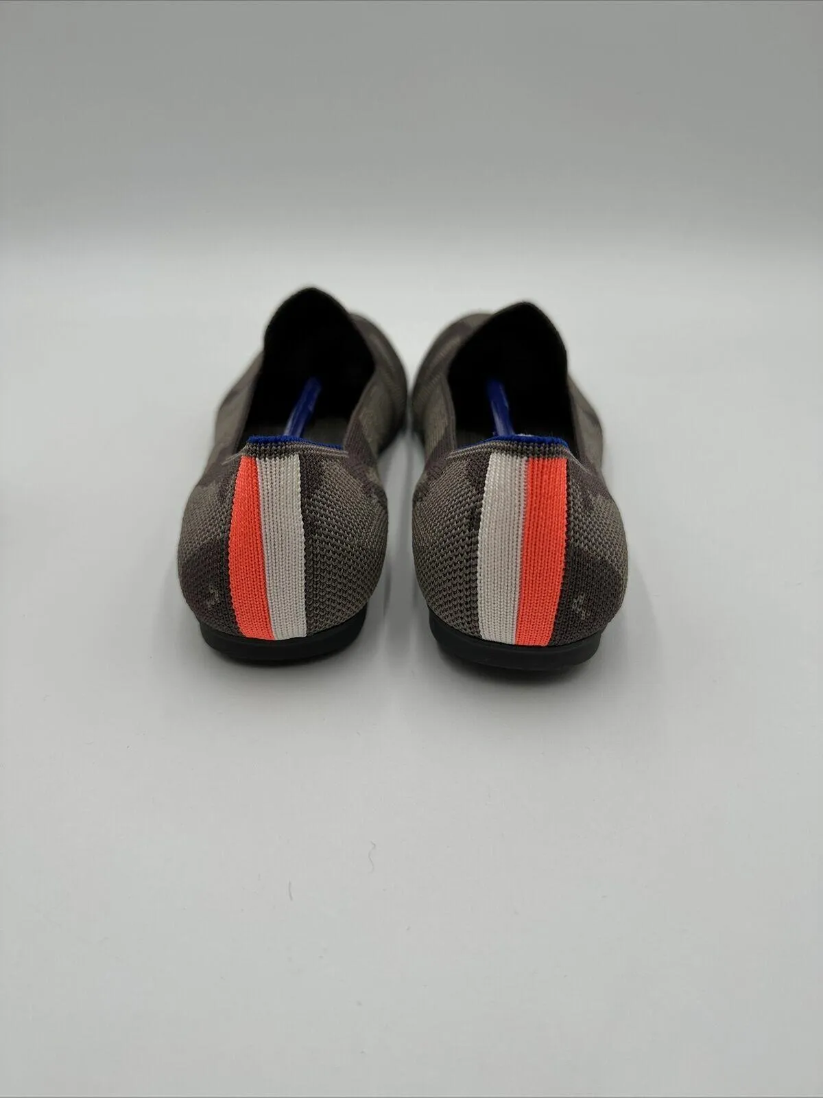 NWOB ROTHY’S The Loafer Camo Green Knit Round Toe  Flats Women Size 7 - Like New