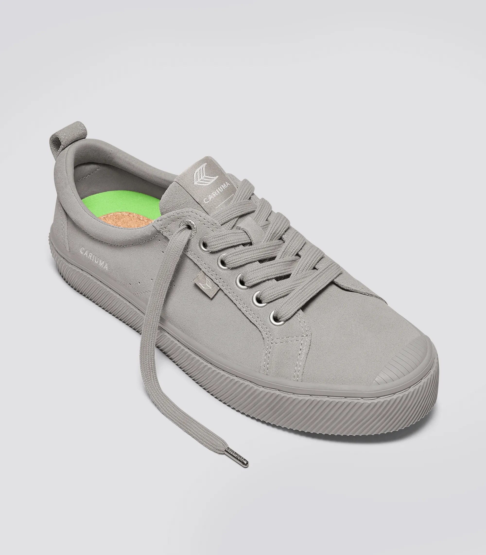 OCA Low All Light Grey Suede Sneaker