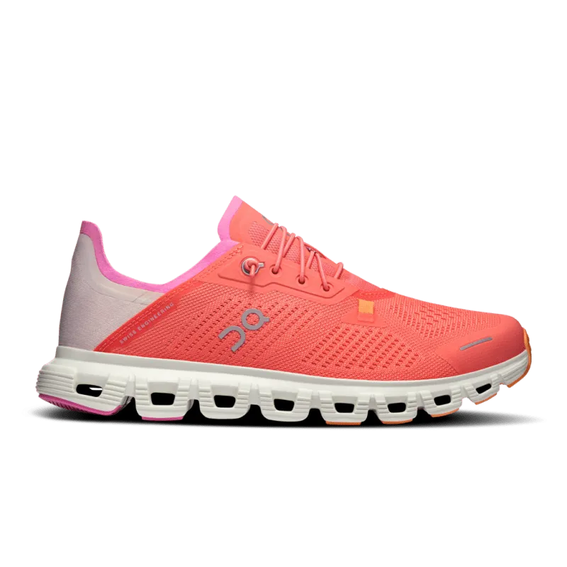 On Women's Cloud 6 Coast - Salmon/Pearl