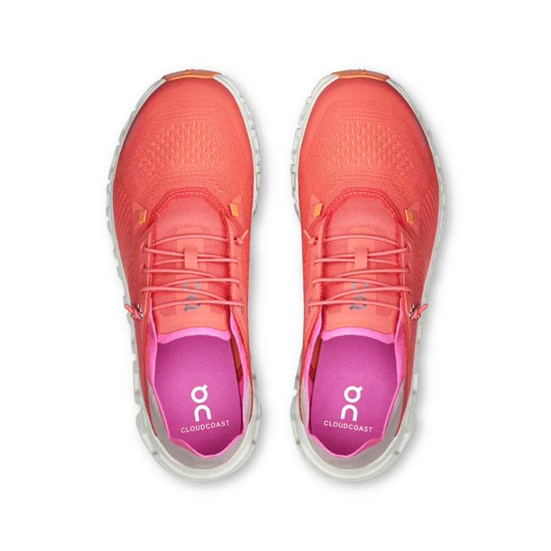 On Women's Cloud 6 Coast - Salmon/Pearl