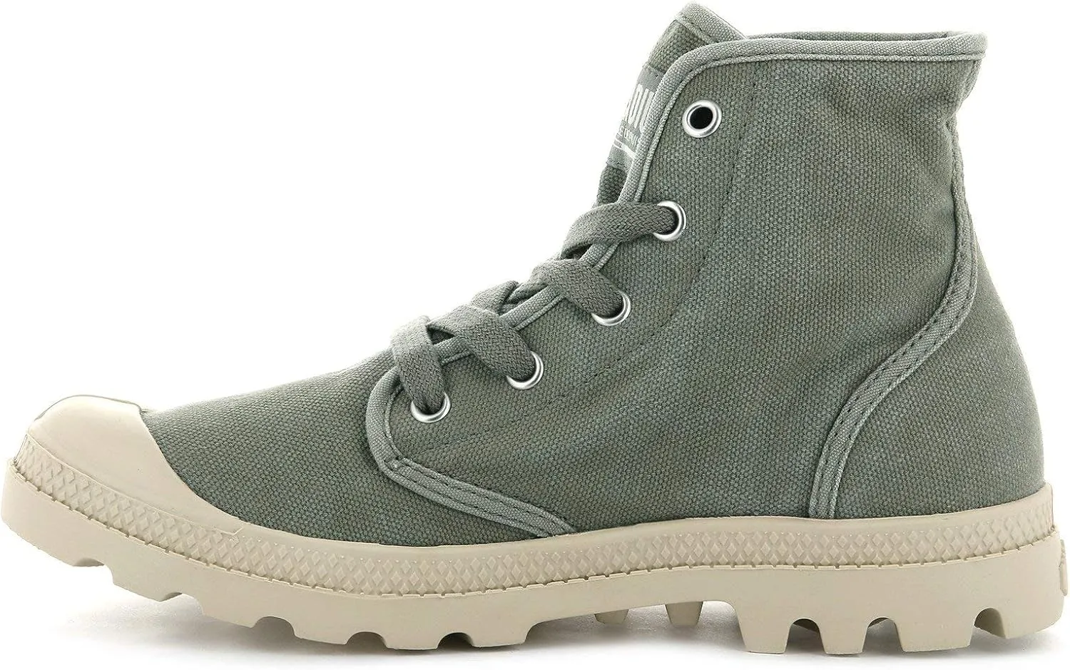 Palladium Women's Pampa Hi Boot, Vegan Canvas Lace Up Boot