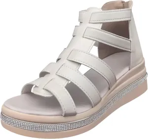 Platform Sandals Women Many Band Open Toe Ankle Strap Fashion Slide Sandal Close Toed Sandals Women