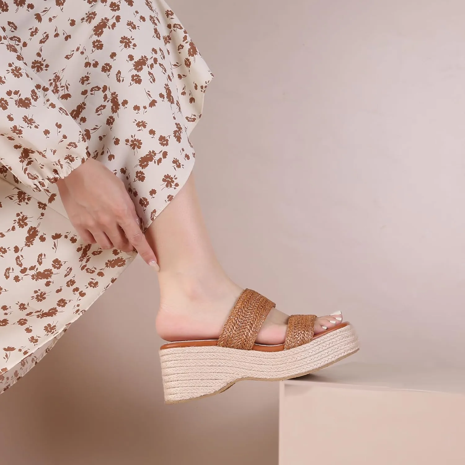 Platform Slip on Espadrille Sandals for Women Clear Strap Stylish Wedges Slides Sandals Dressy Platform Open Toe Beach Sandals