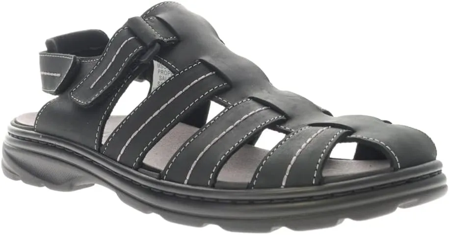 Propet Mens Hunter River Casual Sandals Casual - Black