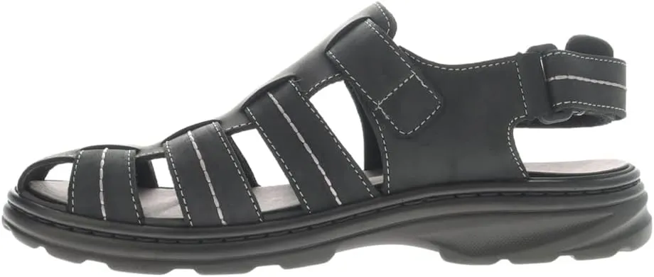 Propet Mens Hunter River Casual Sandals Casual - Black