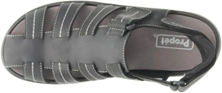 Propet Mens Hunter River Casual Sandals Casual - Black
