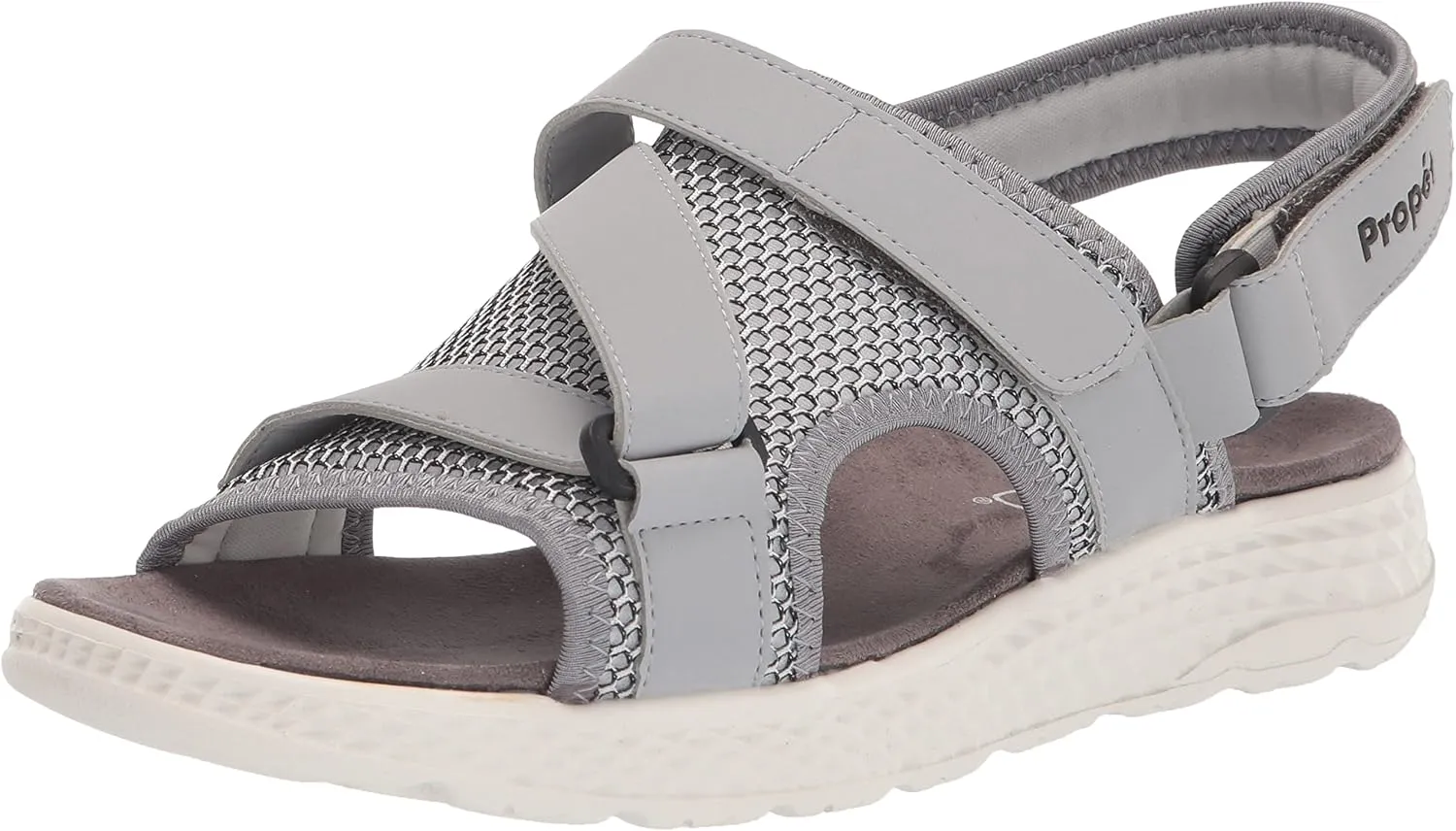 Propet Womens Travelactiv Sport Sling Back Strappy Casual Sandals Casual Low Heel 1-2" - Blue