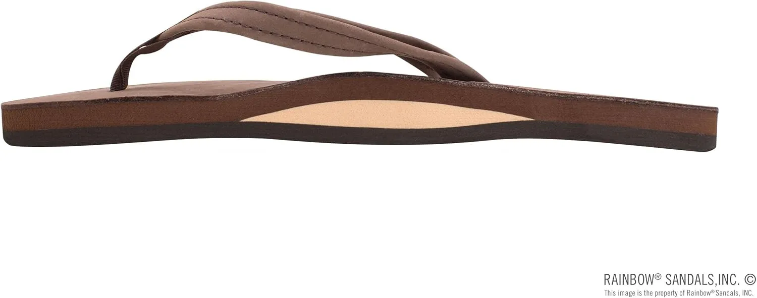 Rainbow Sandals Women's Single Layer Leather Sandal Narrow Strap