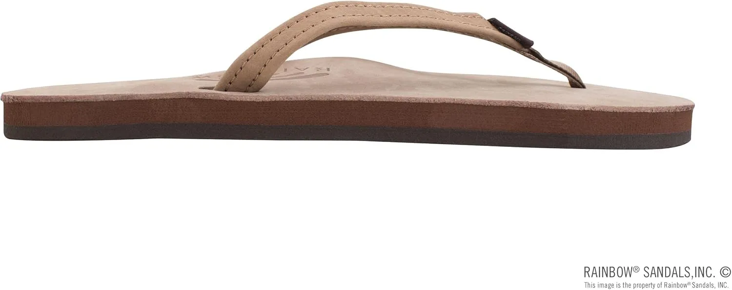 Rainbow Sandals Women's Single Layer Leather Sandal Narrow Strap