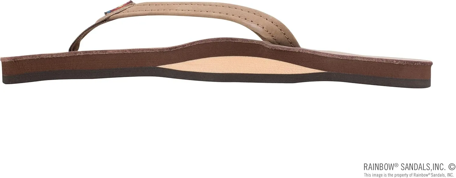 Rainbow Sandals Women's Single Layer Leather Sandal Narrow Strap