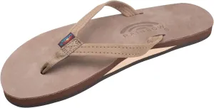 Rainbow Sandals Women's Single Layer Leather Sandal Narrow Strap