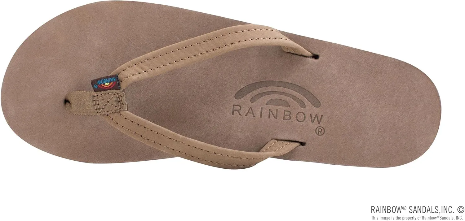 Rainbow Sandals Women's Single Layer Leather Sandal Narrow Strap