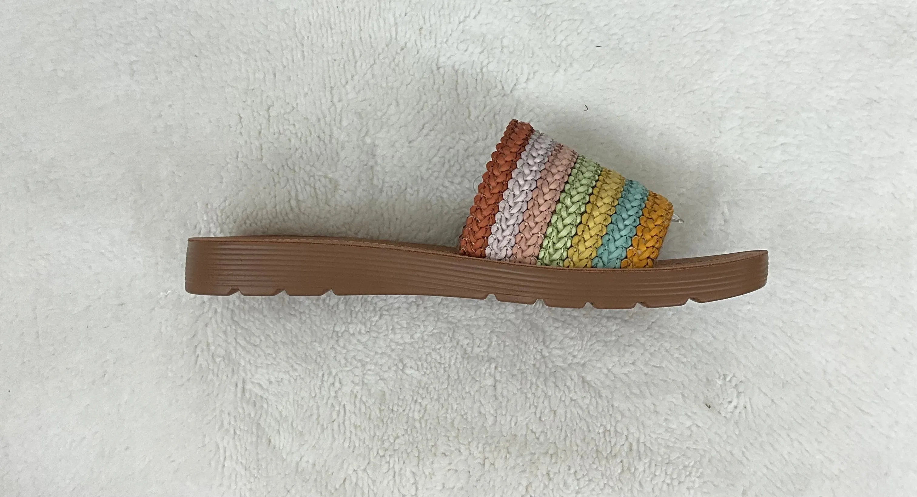 Rebekah Multi Color Slide Sandal