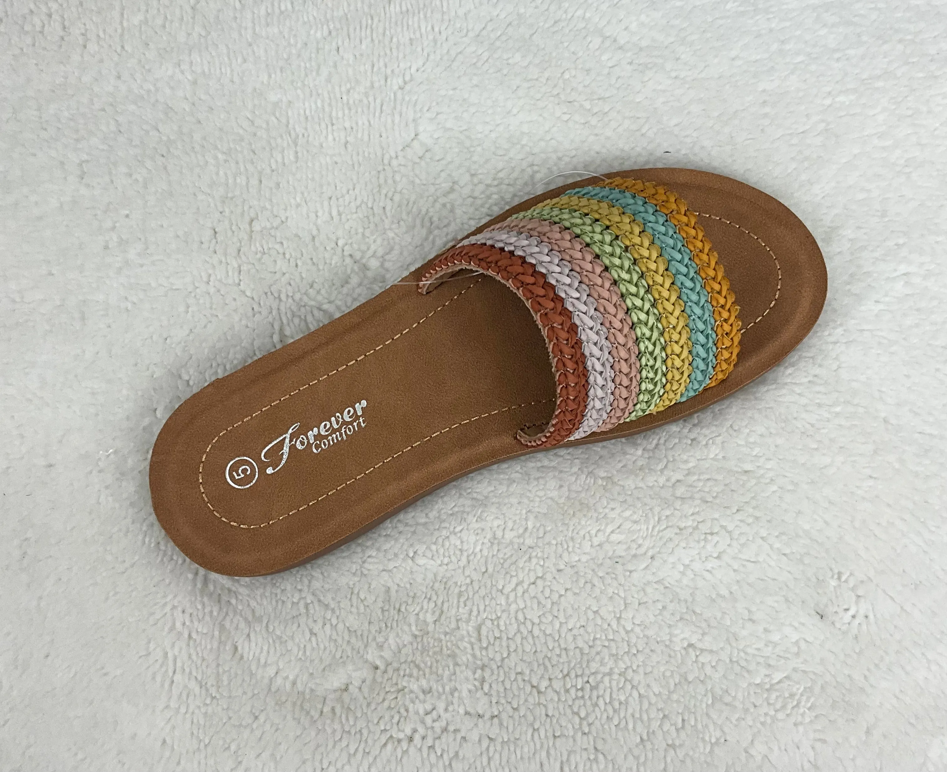 Rebekah Multi Color Slide Sandal