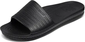 Reef Women's Water Scout Slide Sandal, Black, 6