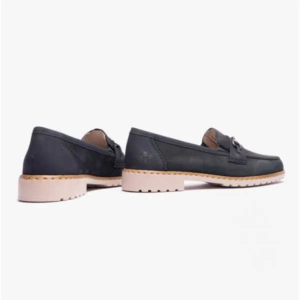 Rieker 51860-14 Womens Shoes Blue