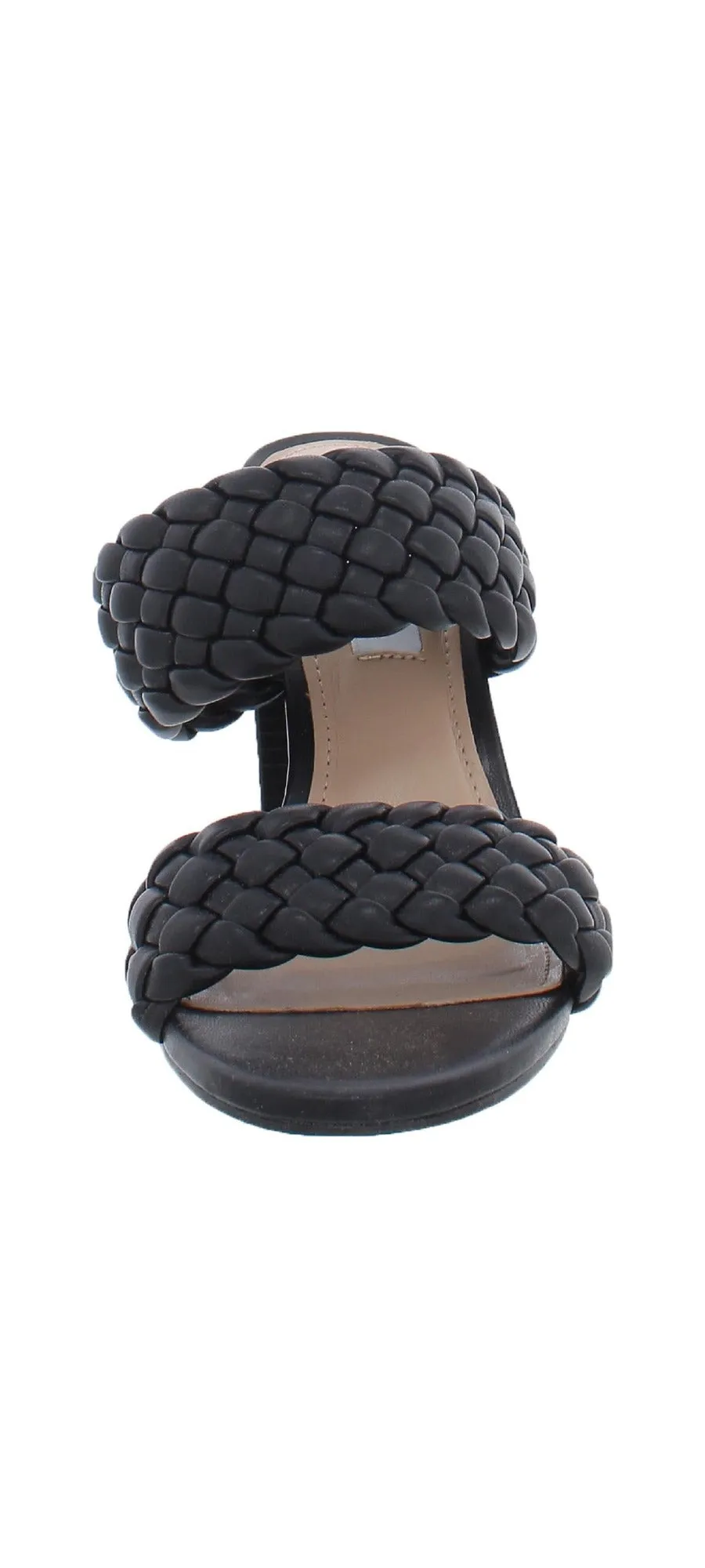Sandals Black Steve Heeled Fashion Great deal Stacked Tielo Texture Slide Straps Madden Final clearance