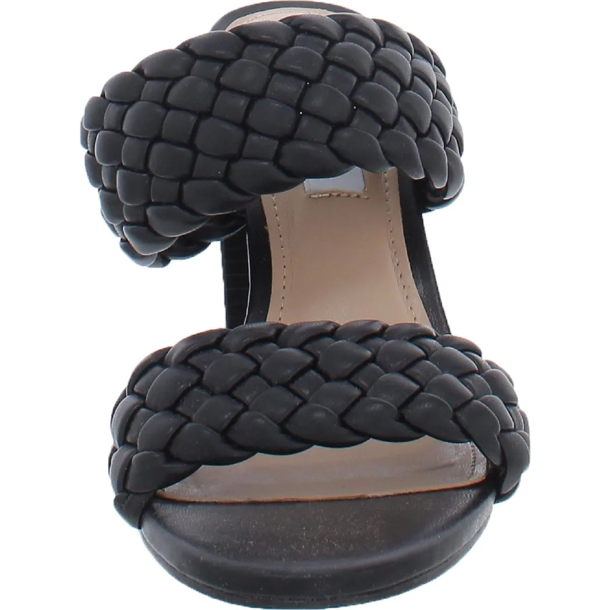 Sandals Black Steve Heeled Fashion Great deal Stacked Tielo Texture Slide Straps Madden Final clearance
