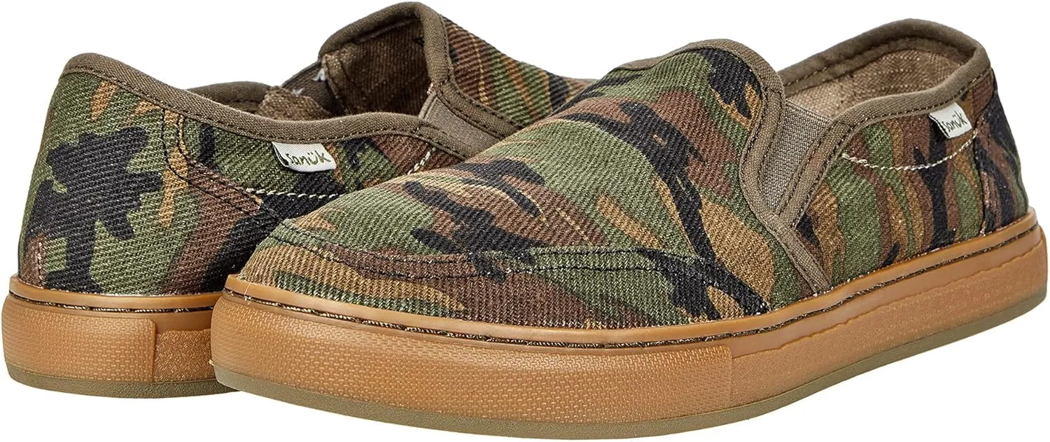 Sanuk Men's Tideline Hemp Camo Sneaker