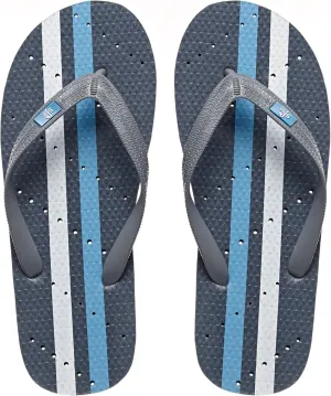 Showaflops Men's Casual, Fashion Sandal, Grey/Turquoise, 7-8