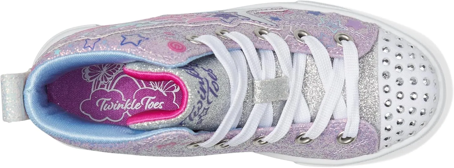Skechers Girl's Twinkle Sparks-Galaxy Glitz Sneaker