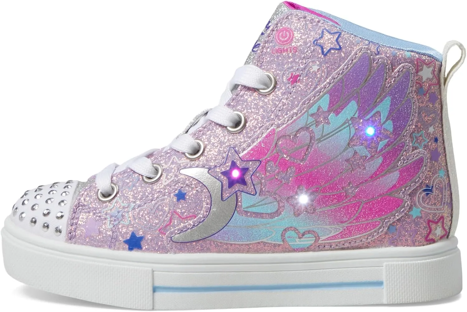 Skechers Girl's Twinkle Sparks-Galaxy Glitz Sneaker